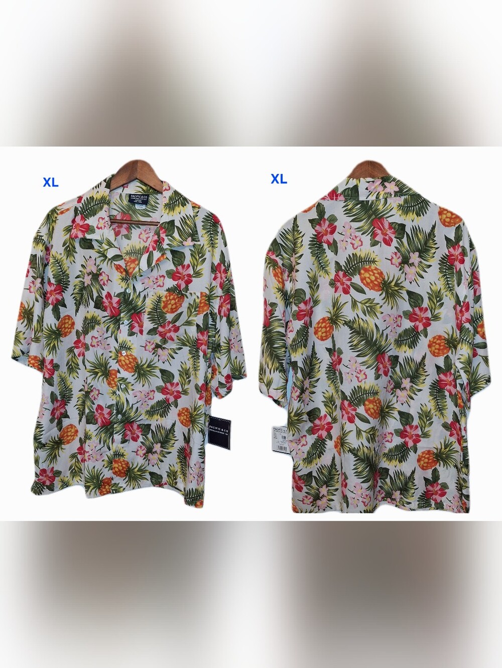 Premium Hawaiian Aloha Shirt 4-Pack Bundle – Izod, Denim & Flower, Pacific & Co. - Picture 4 of 16